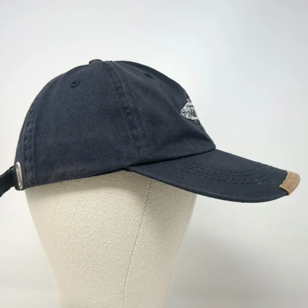 Field & Stream Baseball Cap Blue One Size Embroidered Fish Bass Slideback Hat